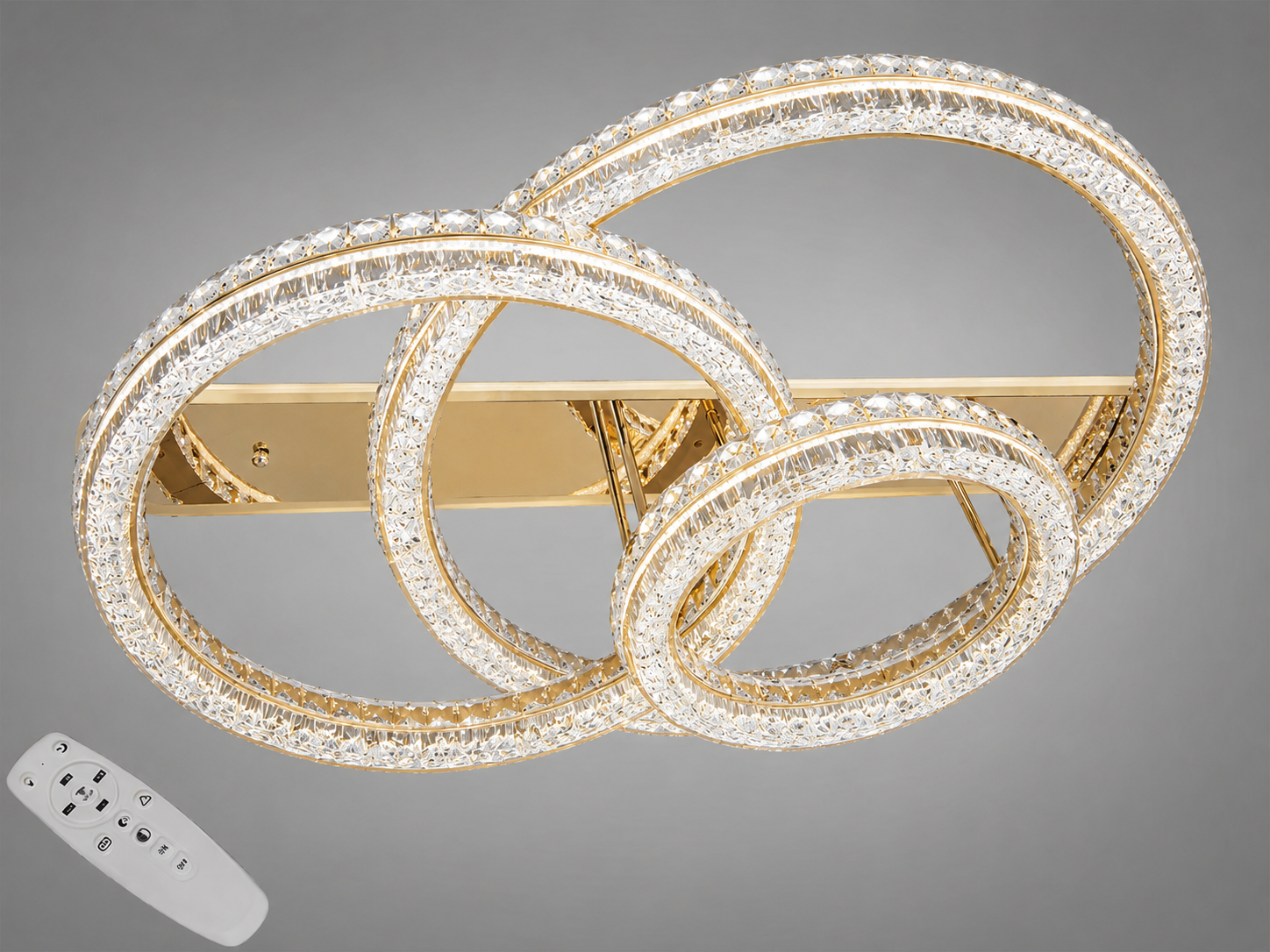 Люстра потолочная LED три кольца 280W/пульт Золотой (MX6027/800+600+400S-gold) Люстра потолочная LED три кольца 280W/пульт Золотой (MX6027/800+600+400S-gold)