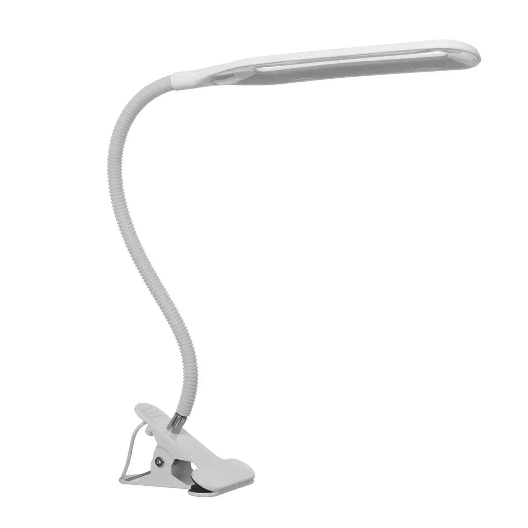 Лампа на прищепке настольная LED с гибкой ножкой от USB Белый (234560444)