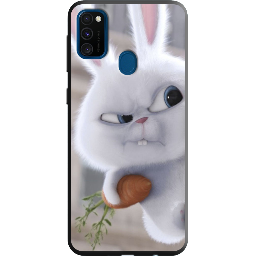 Чохол Boxface Samsung M307 Galaxy M30s Rabbit Snowball Чорний силікон (38209-up1116-38658)