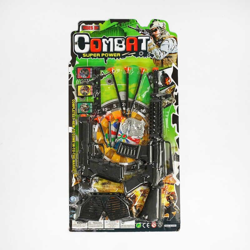 Автомат дитячий 350-14 72/2 2 зброї/патрони на присосці/мішень (128169)