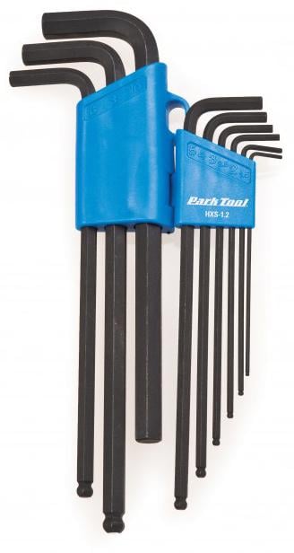 Набор шестигранников Park Tool HXS-1.2 1,5/2/2,5/3/4/5/6/8/10 мм L-образный