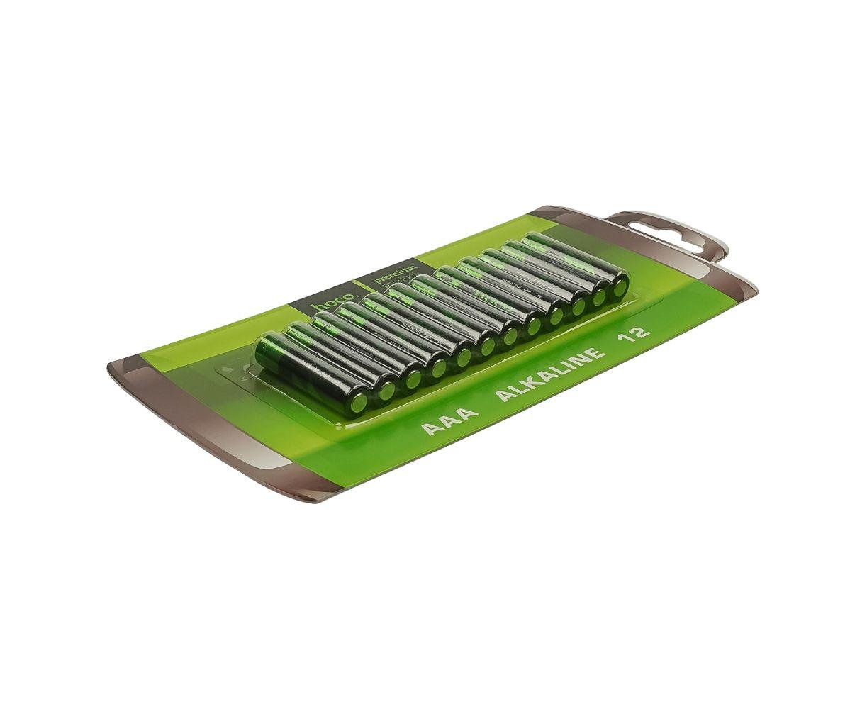 Батарейки щелочные Hoco Alkaline AAA LR03 12 шт. (18550526)