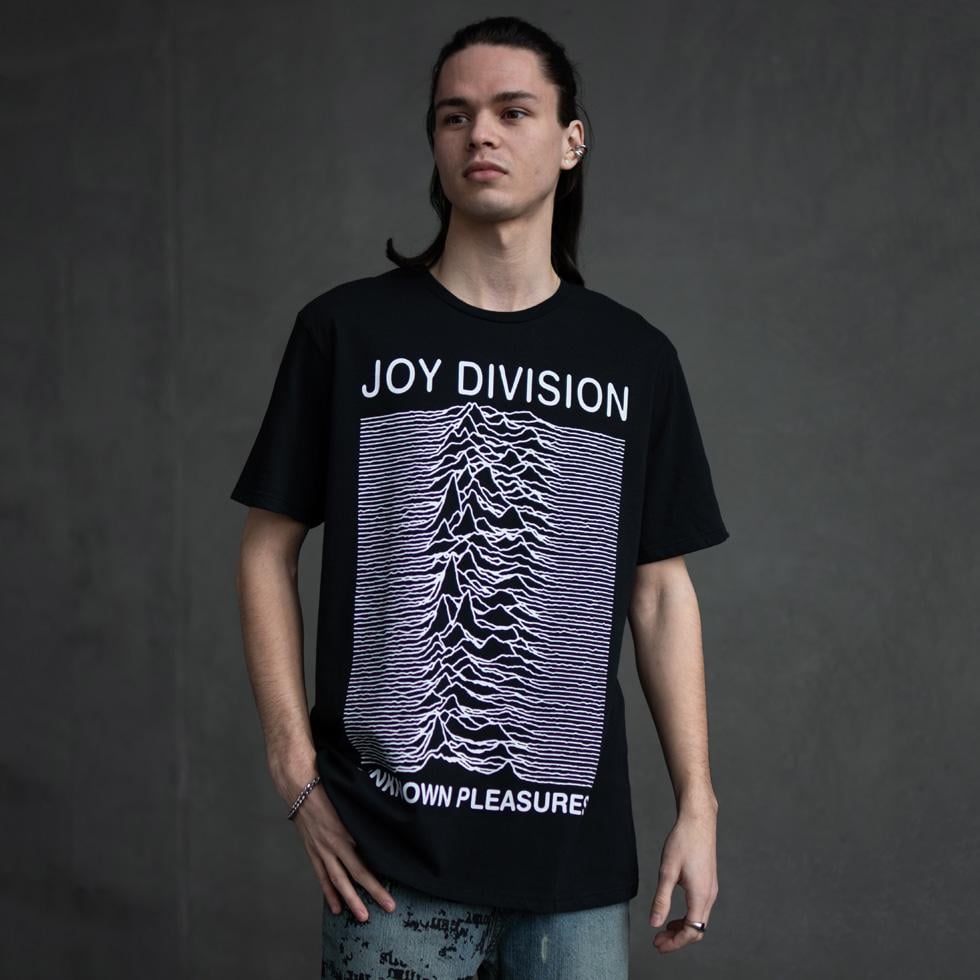 Футболка унисекс Joy Division Unknown Pleasures S Черный (00000001281)