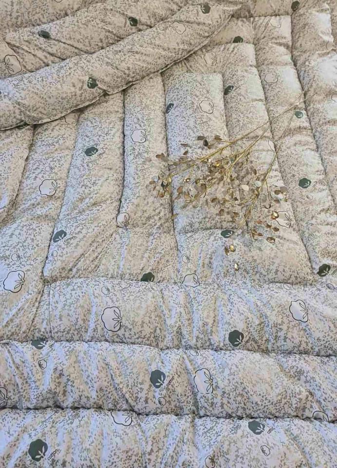 Одеяло евро Бело-серый (20455)