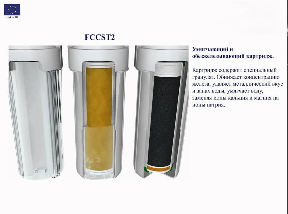 Фільтр проточний Aquafilter FP3-HJ-K1 з капілярною мембраною - фото 2