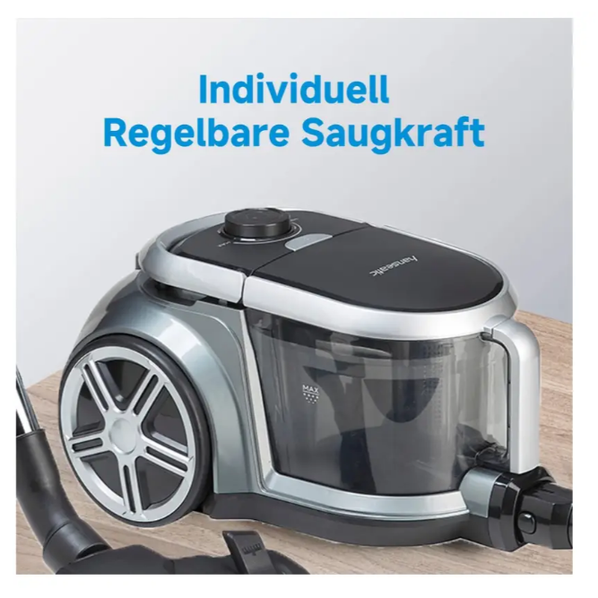 Пылесос контейнерный Hanseatic V18C01A-80 безмешковый для сухой уборки дома 800 Вт (V18C01A-80) - фото 9