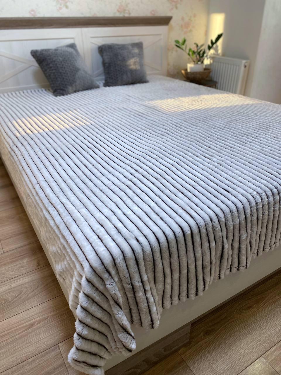 Плед 200х230 см Коричневий (Д-Mpled003/3-05) - фото 1 Плед 200х230 см Коричневий (Д-Mpled003/3-05) - фото 1