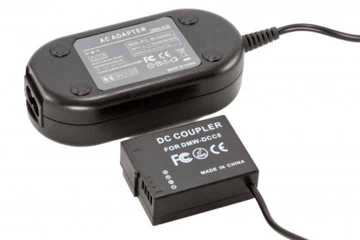 Сетевой адаптер DMW-AC8/DMW-DCC8 совместим с аккумулятором DMW-BLC12 для камер Panasonic сети 220В (1108227406)