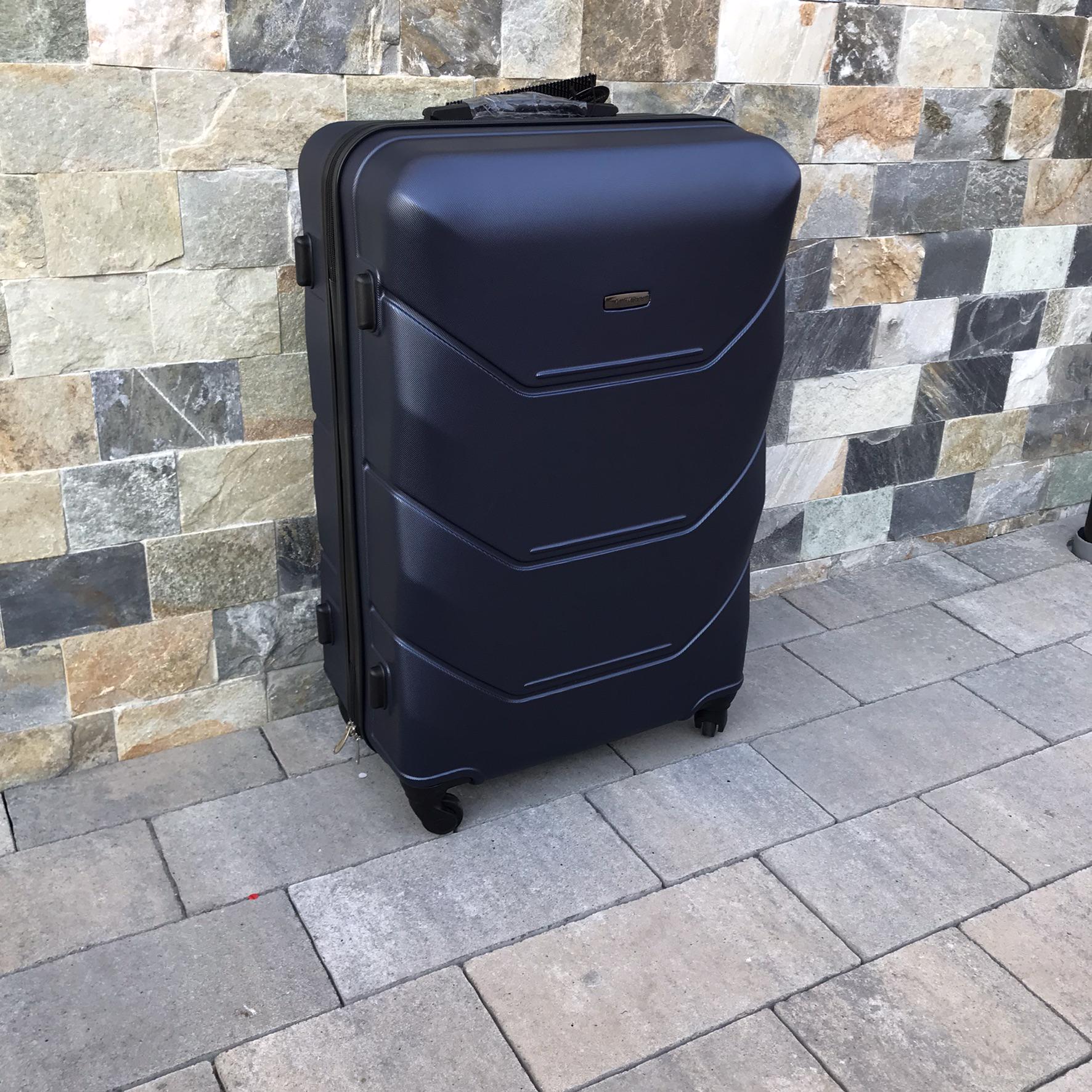 Валіза дорожня Wings 147 з полікарбонату L 75х48х30 см Синій (10820044) - фото 3