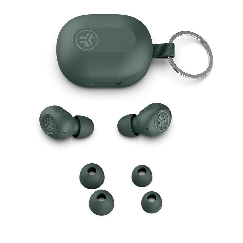 Наушники беспроводные JLab JBuds Mini Bluetooth 5.3 TWS Grey (IEUEBJBMINIRSGE124) - фото 4 Наушники беспроводные JLab JBuds Mini Bluetooth 5.3 TWS Grey (IEUEBJBMINIRSGE124) - фото 4