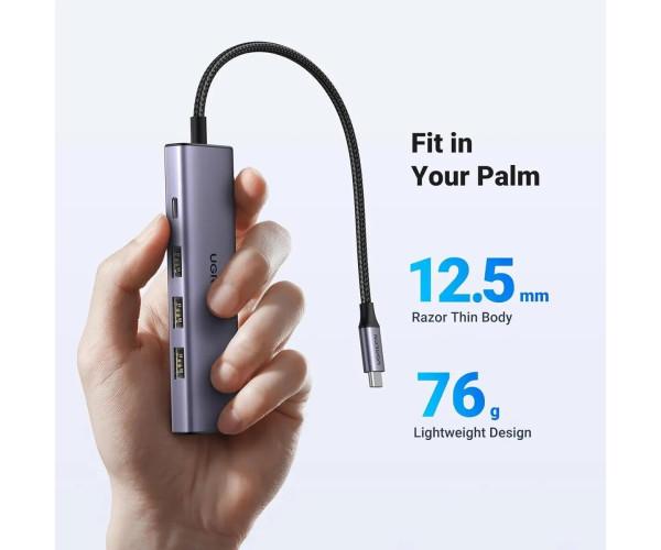 Хаб USB UGREEN Type-C Multifunction Adapter Grey - фото 8 Хаб USB UGREEN Type-C Multifunction Adapter Grey - фото 8