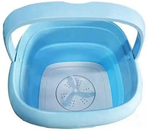 Стиральная машина мини ведро складное Maxtop MR-2098 Голубой (29197513) - фото 5 Стиральная машина мини ведро складное Maxtop MR-2098 Голубой (29197513) - фото 5