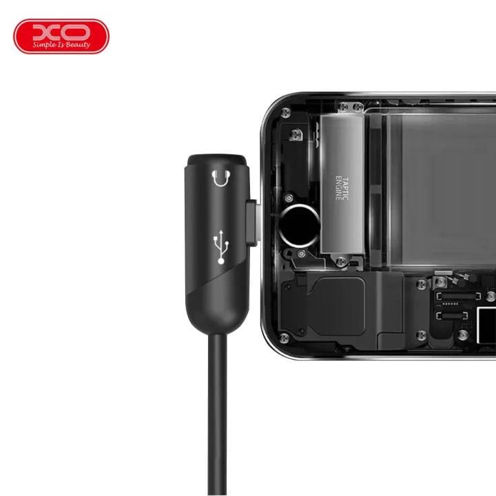 Кабель Xo NB38 Lightning iPhone/iPad Audio transpose 2,4A Black (37062) - фото 3