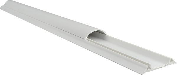 Канал кабельный напольный АСКО-УКРЕМ 48x14 мм 1000 мм с клеевым ПВХ слоем Белый (A0070030017)