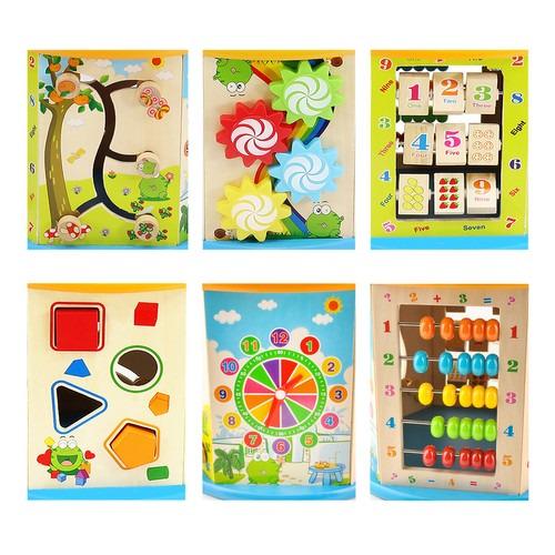 Куб деревянный развивающий 8в1 - фото 6 Куб деревянный развивающий 8в1 - фото 6