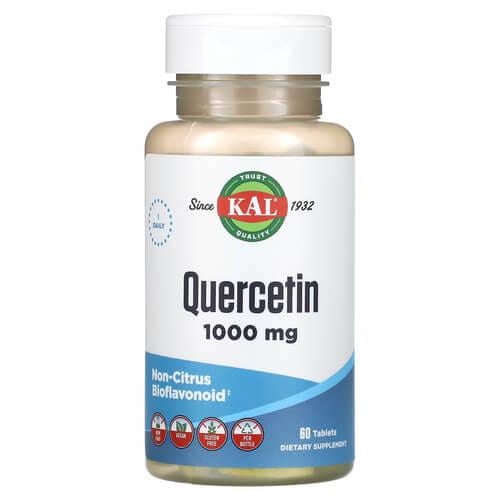 Кверцетин KAL Quercetin 1000 мг 60 табл. (CAL-56530)