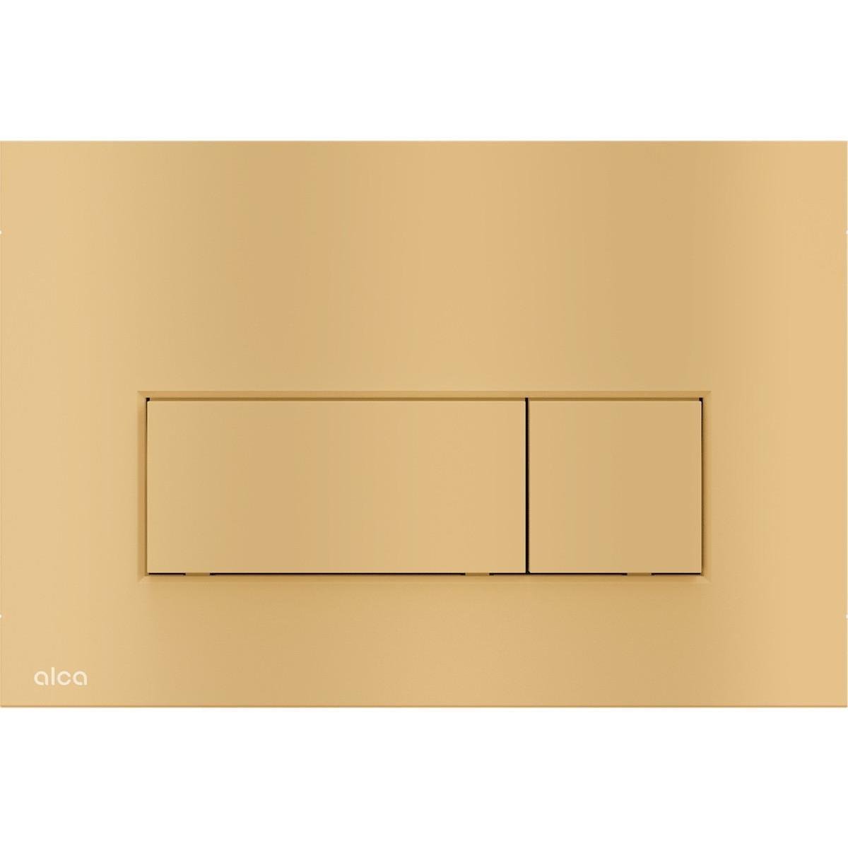 Клавиша смыва Alca Plast M57-G-M двойная Золотой (SW-107255)