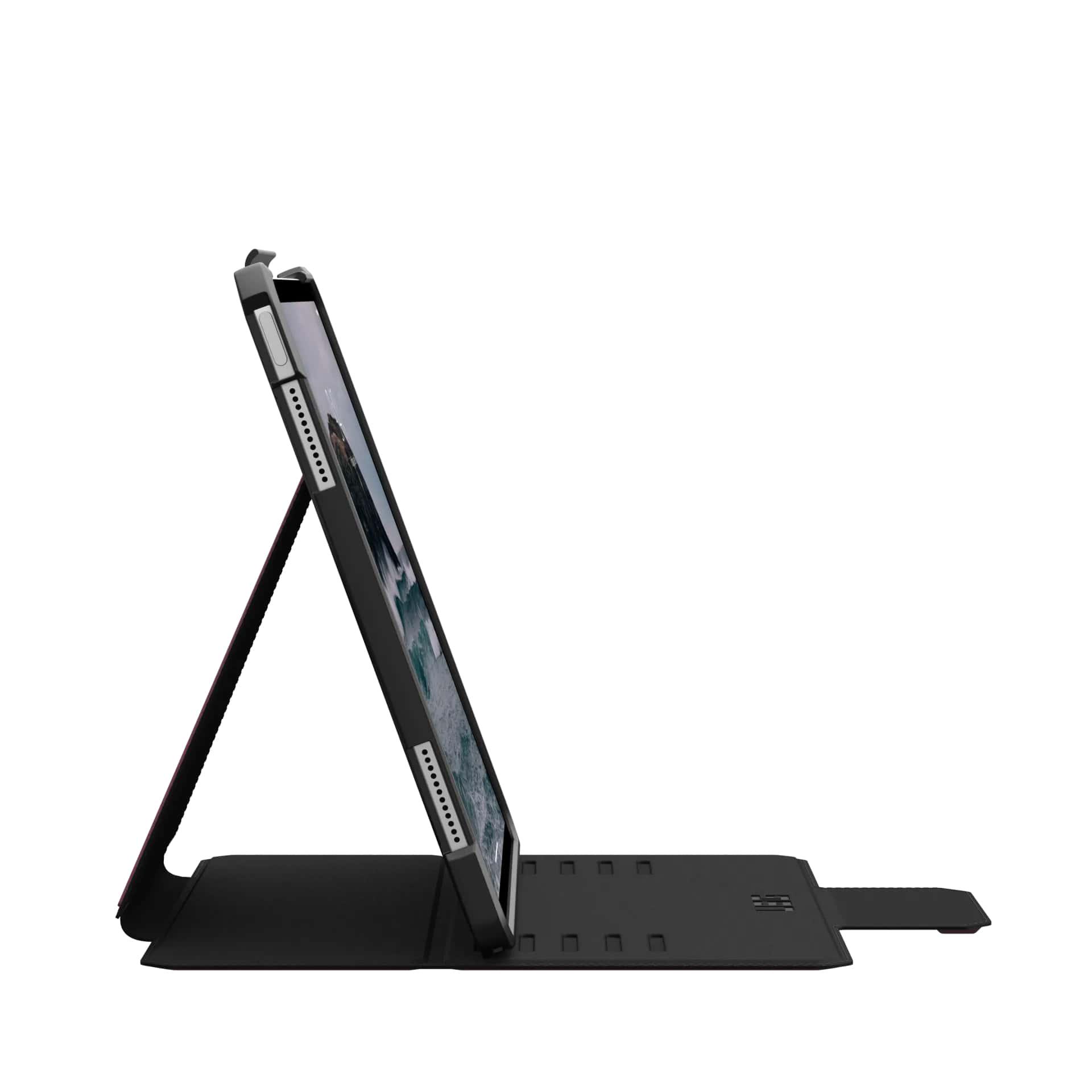 Чохол для планшета UAG для Apple iPad Air 13" (Gen 1 2024 з підставкою та тримачем для стілусів Бордовий) - фото 10