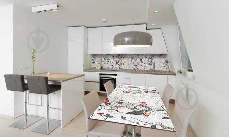 Наклейка виниловая на стол Zatarga «Письма и Цветы» 600х1200 мм Z180756st Наклейка виниловая на стол Zatarga «Письма и Цветы» 600х1200 мм Z180756st