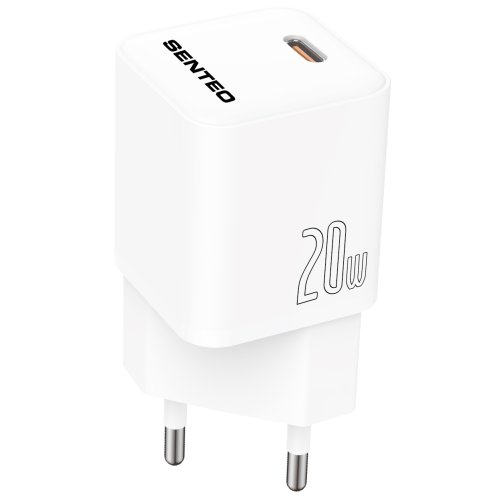 Зарядное устройство кружевное Senteo S-02 USB-C PD 20W White (м00167)
