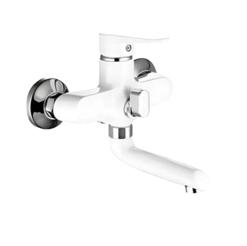 Смеситель для ванной MIXXUS Elvis 009 White (MI6585) Смеситель для ванной MIXXUS Elvis 009 White (MI6585)