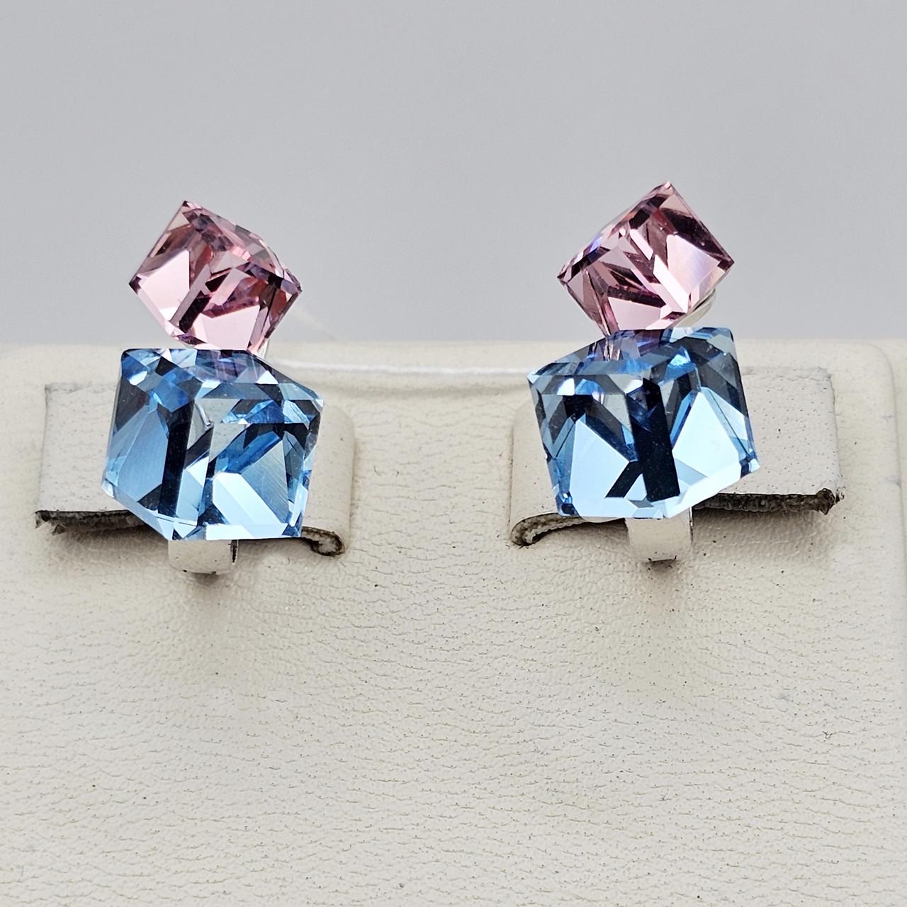 Серебряные серьги с кристаллами Swarovski 7,52 г (2830203929) Серебряные серьги с кристаллами Swarovski 7,52 г (2830203929)