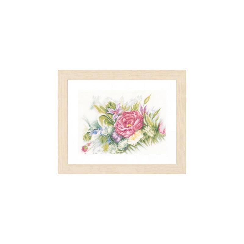 Набор для вышивания крестиком Lanarte PN-0156942 Aquarel flowers (18727)
