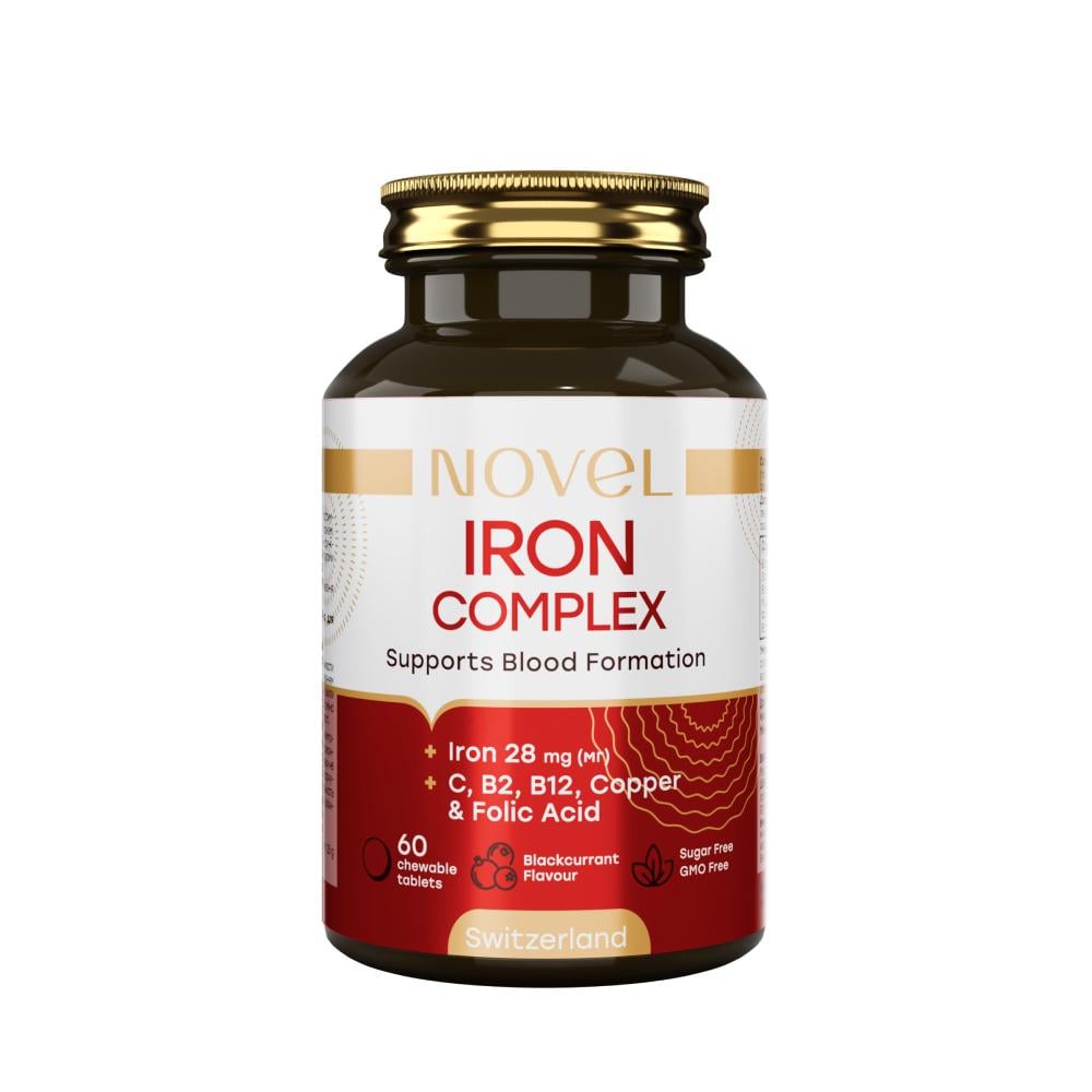 Комплекс Novel Iron 60 жевательных таблеток