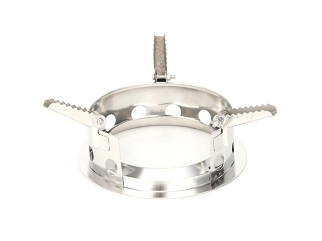 Піч турбо для кемпінгу ультралегка твердопаливна розбірна з нержавіючої сталі 25x17 см Сріблястий (11876js) - фото 3 Піч турбо для кемпінгу ультралегка твердопаливна розбірна з нержавіючої сталі 25x17 см Сріблястий (11876js) - фото 3