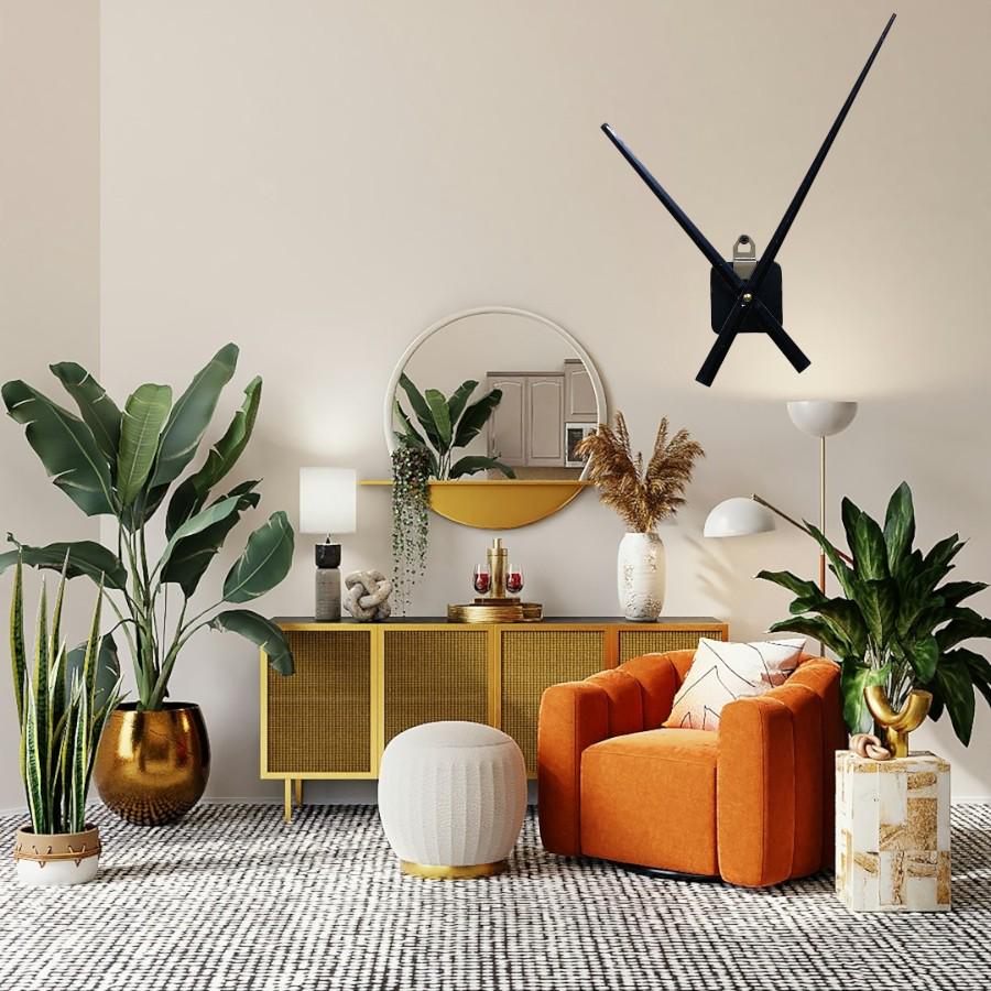 Годинниковий механізм посилений шток 19/6 мм стрілки 31,3-23,5 см Чорний (2890) - фото 2 Годинниковий механізм посилений шток 19/6 мм стрілки 31,3-23,5 см Чорний (2890) - фото 2