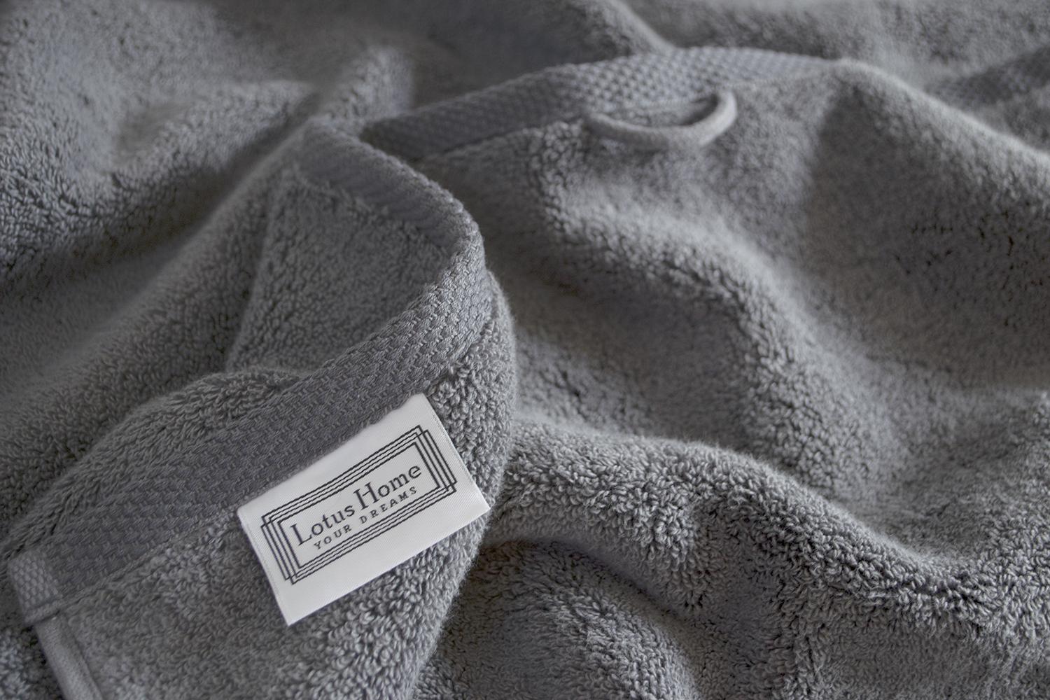 Полотенце Lotus Home Отель Premium Microcotton 70х140 см 550 г/кв. м Antrasit - фото 4