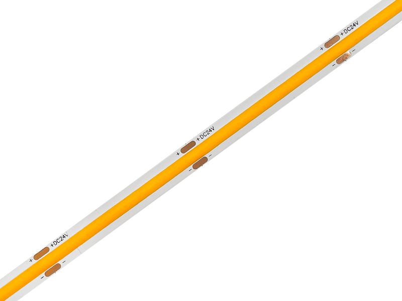 Світлодіодна стрічка MTK COB 320 LED 8 мм 24 В 9 Вт IP20 Жовтий (7717) - фото 2