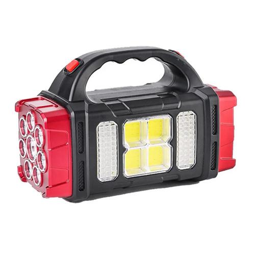 Фонарь кемпинговый HB-1678 2х8 LED 6xCOB с солнечной панелью и повербанком (10215531)