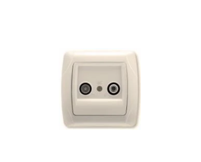 Розетка SAT/TV кінцева VI-KO-KARMEN крем (27852754) Розетка SAT/TV кінцева VI-KO-KARMEN крем (27852754)
