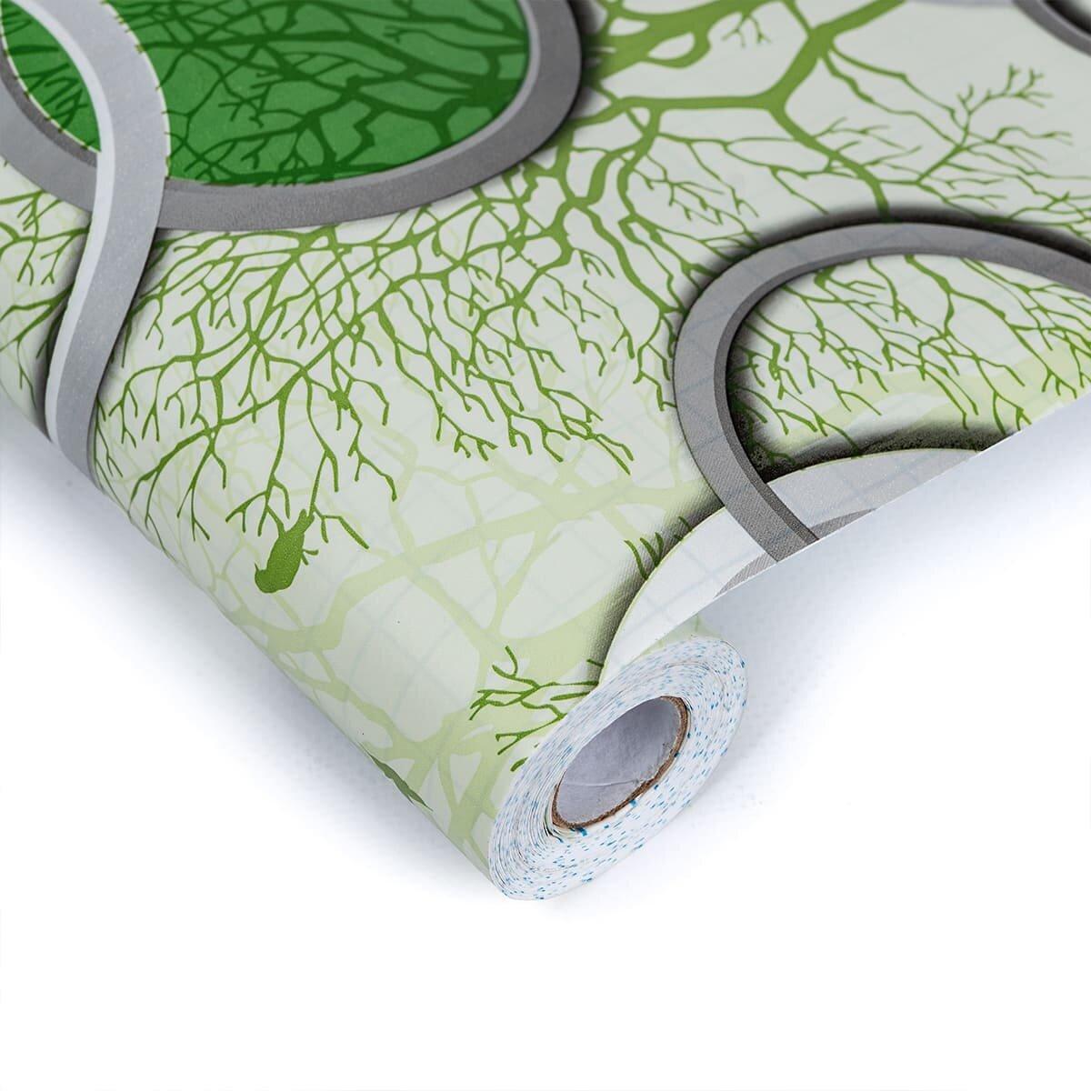 Плівка самоклеюча на паперовій основі 0,45х10 м х0,07 мм Зелений SW-00000797 - фото 2 Плівка самоклеюча на паперовій основі 0,45х10 м х0,07 мм Зелений SW-00000797 - фото 2