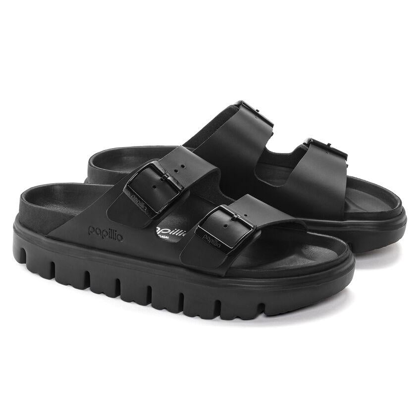 Шльопанці жіночі Birkenstock Arizona Pap Chunky шкіряні ортопедичні р. 39 (1024565)