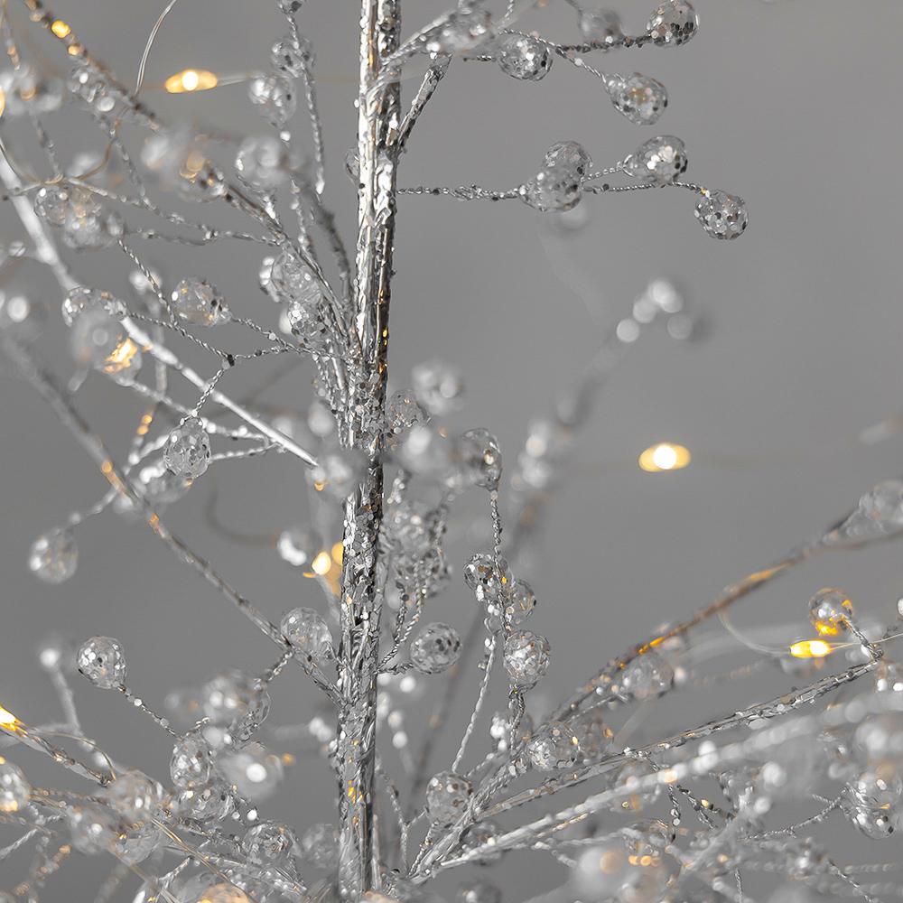 Дерево декоративное с подсветкой Серебренное сияние 59 см - фото 2 Дерево декоративное с подсветкой Серебренное сияние 59 см - фото 2