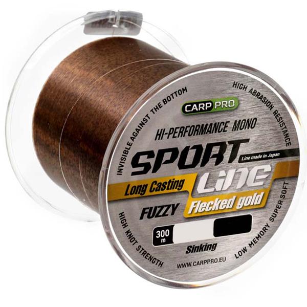 Волосінь Carp PRO Sport Line Flecked 300 м 0,351 мм Gold (CP2303-0351)