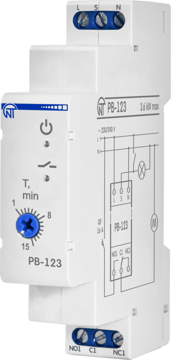 Реле задержки отключения Новатек РВ-123 (14970154)