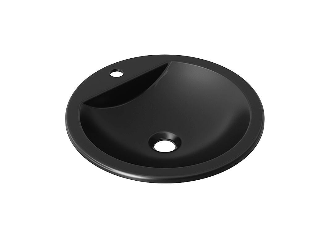 Умывальник накладной Luxor Axis Low Black (31434867)