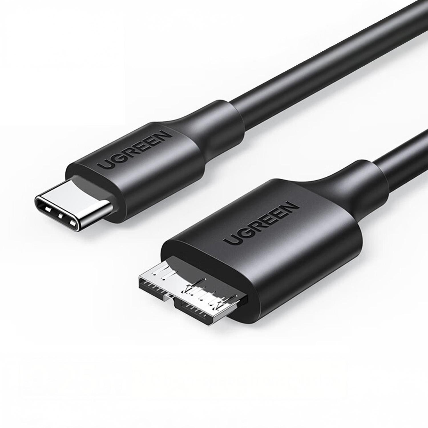 Кабель USB-C/Micro USB UGREEN US312 0,25 м Черный (90995) Кабель USB-C/Micro USB UGREEN US312 0,25 м Черный (90995)