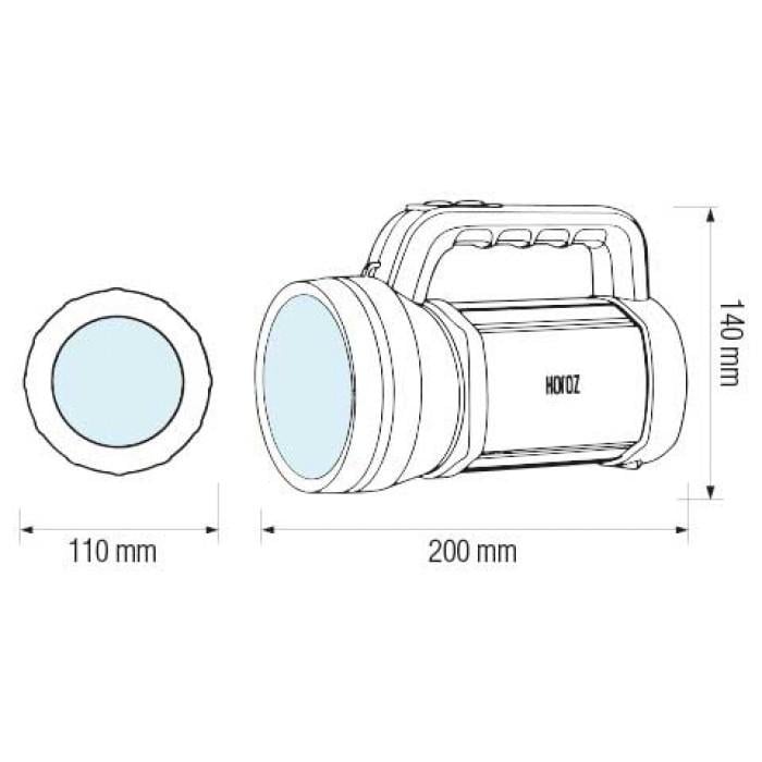 Фонарик светодиодный ручной Raul-5 Horoz Electric 5W - фото 2