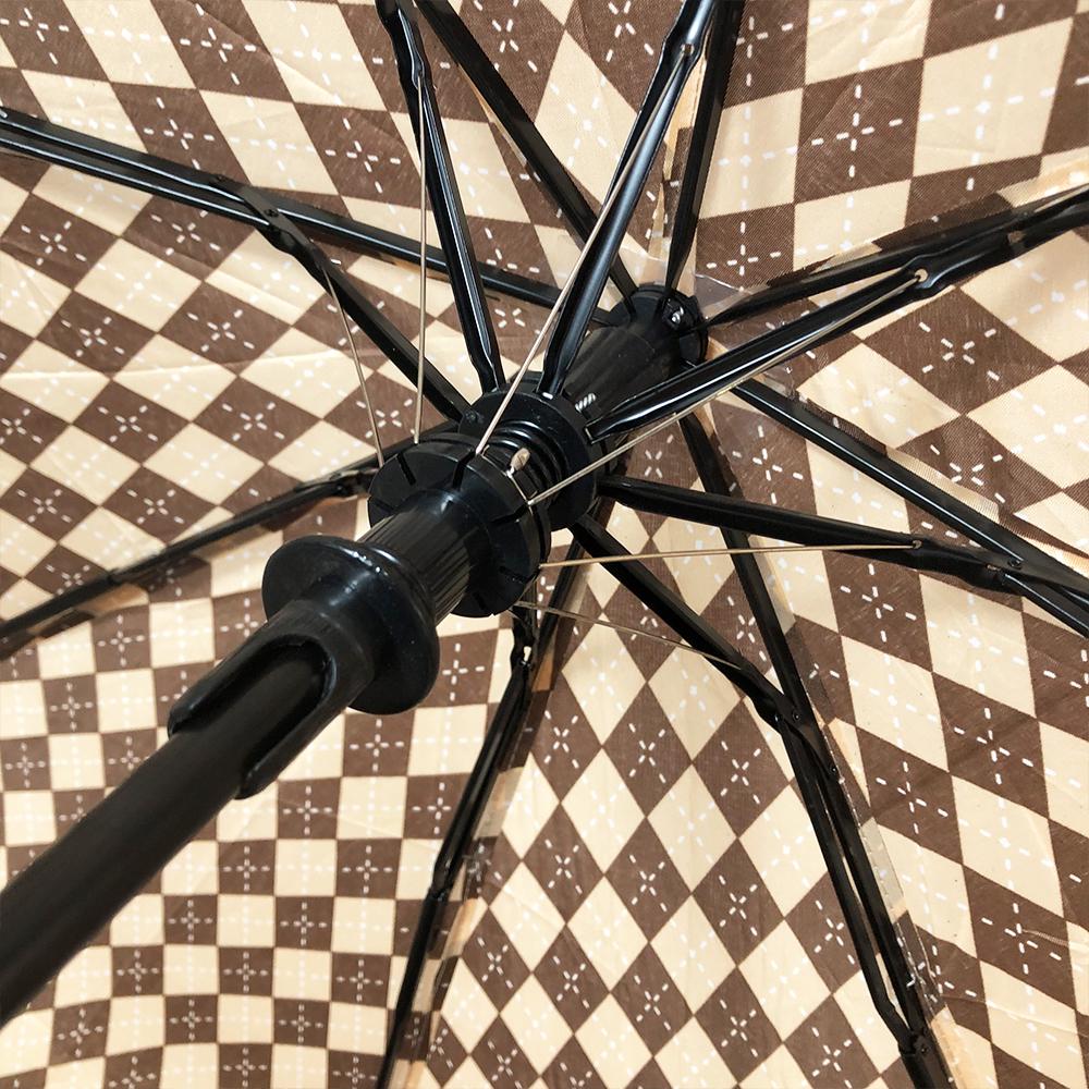 Парасолька-автомат складана School 8 спиць купол 104 см Brown (29042502) - фото 5 Парасолька-автомат складана School 8 спиць купол 104 см Brown (29042502) - фото 5