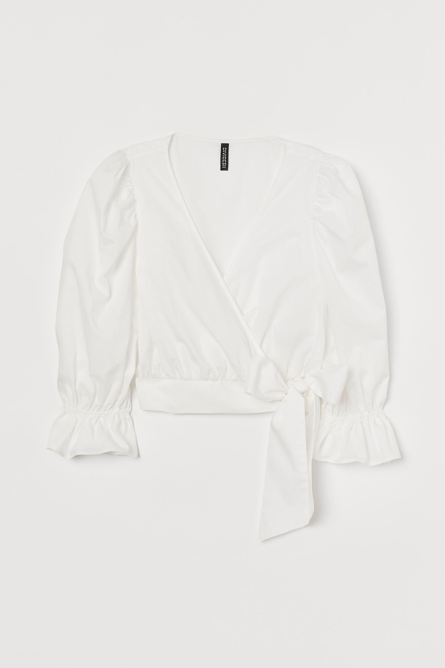 Блуза-топ H&M р. 40 Білий (S21068879372)