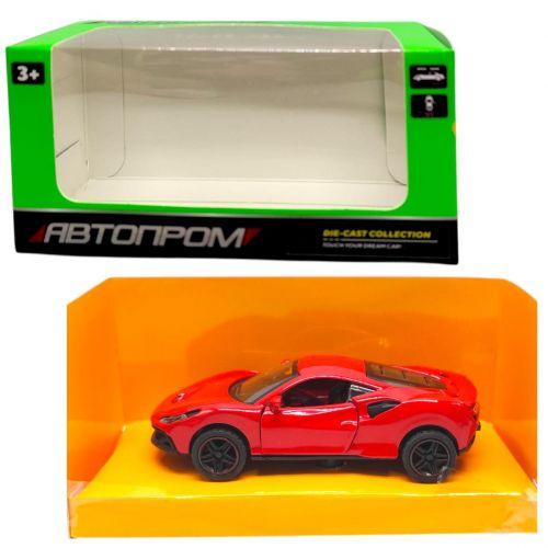 Іграшкова машинка металева Автопром 1:43 FERRARI Червоний (2987495970)