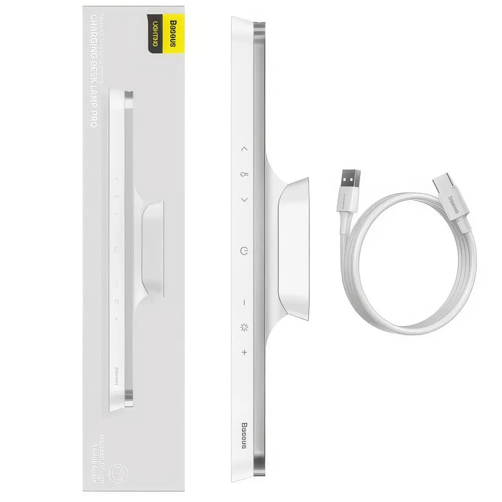 Лампа настольная BASEUS Magnetic Stepless Dimming Charging Desk Lamp Pro White (DGXC-02) - фото 7