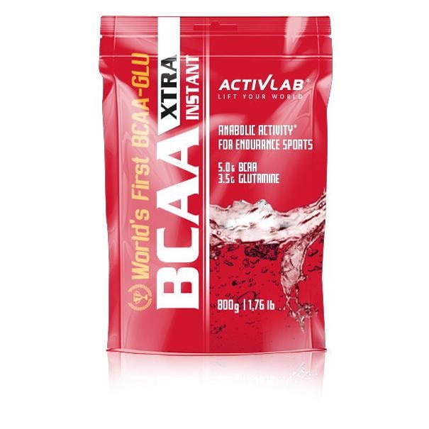 Аминокислота BCAA для спорта Activlab BCAA Xtra Instant 800 g /80 servings/ Cola