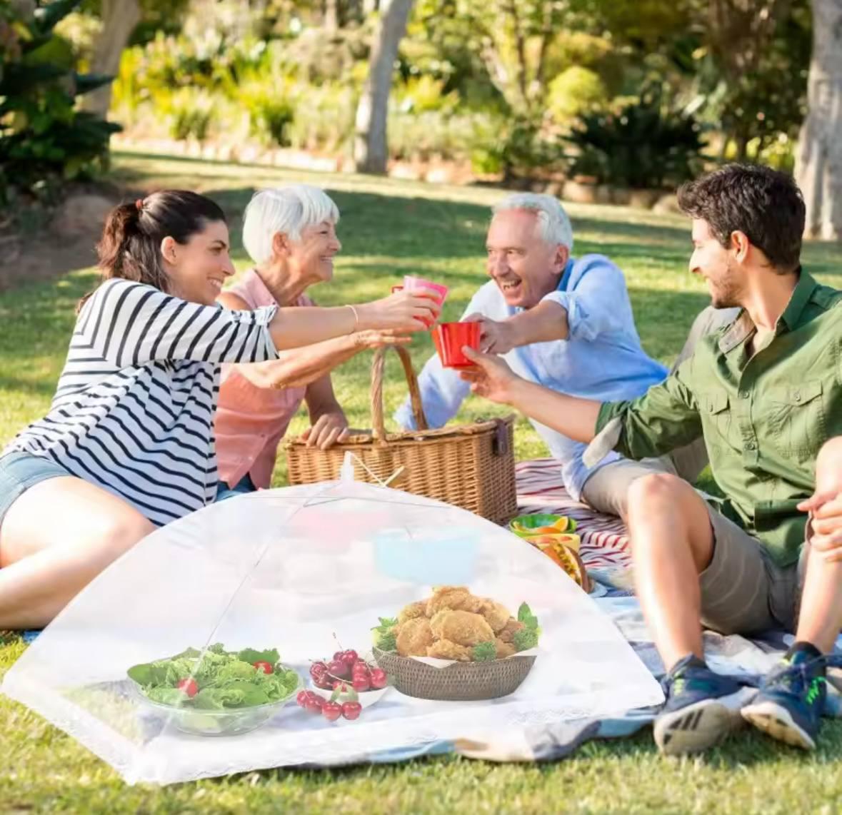 Москитная сетка-зонтик складная на стол для защиты еды от мух 64х48 см (2927df75) - фото 3 Москитная сетка-зонтик складная на стол для защиты еды от мух 64х48 см (2927df75) - фото 3