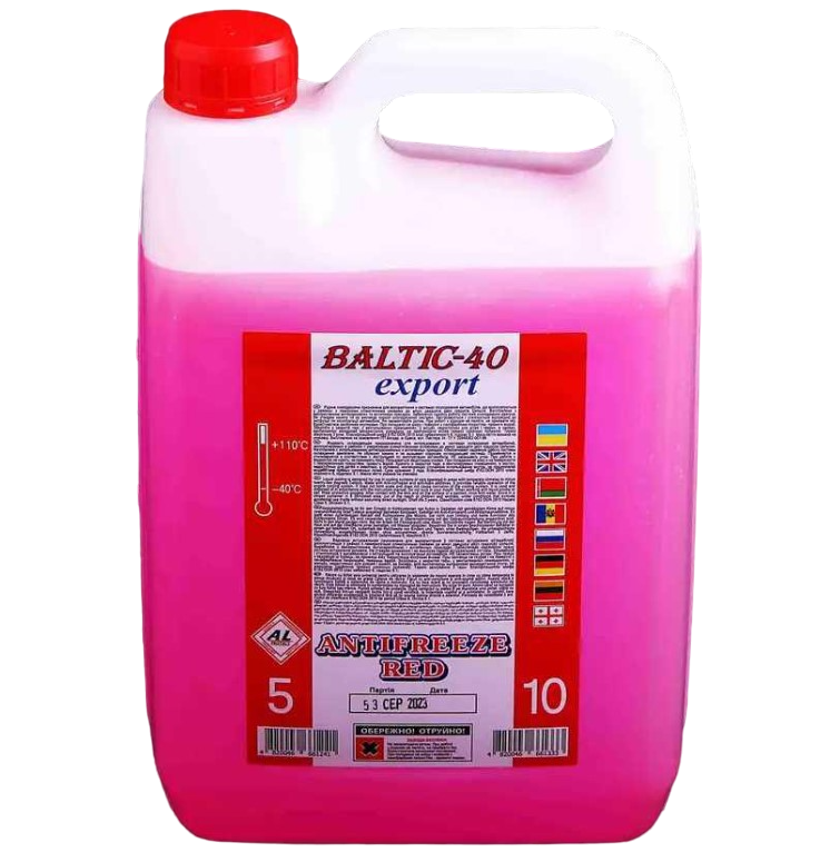 Антифриз BALTIC 5 кг -22°с Червоний Антифриз BALTIC 5 кг -22°с Червоний