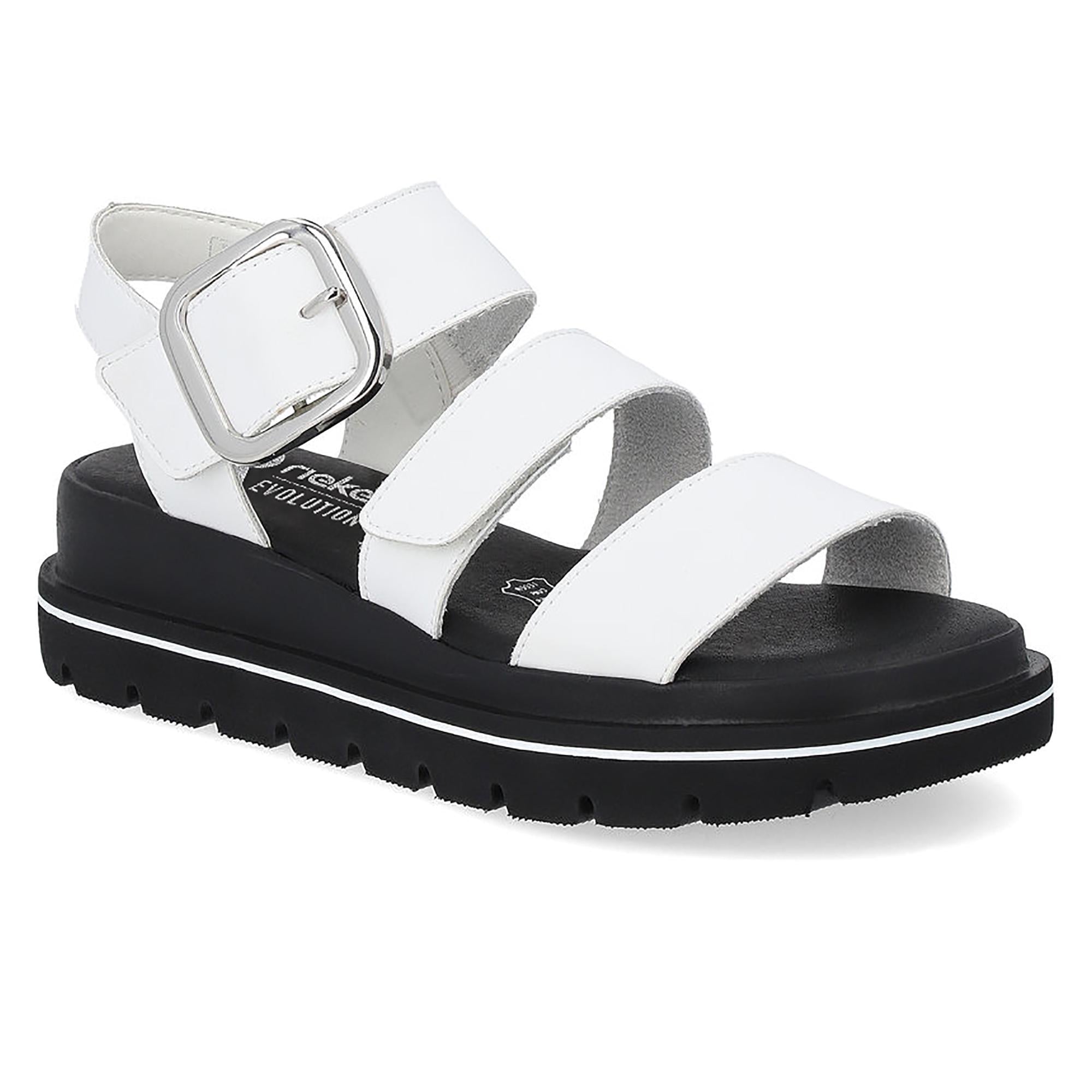 Сандалии женские летние RIEKER Evolution р. 40 Белый (060145-40)